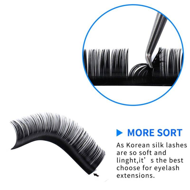 C/D Curl Faux Eyelashes 16 Rows Set Makeup Products